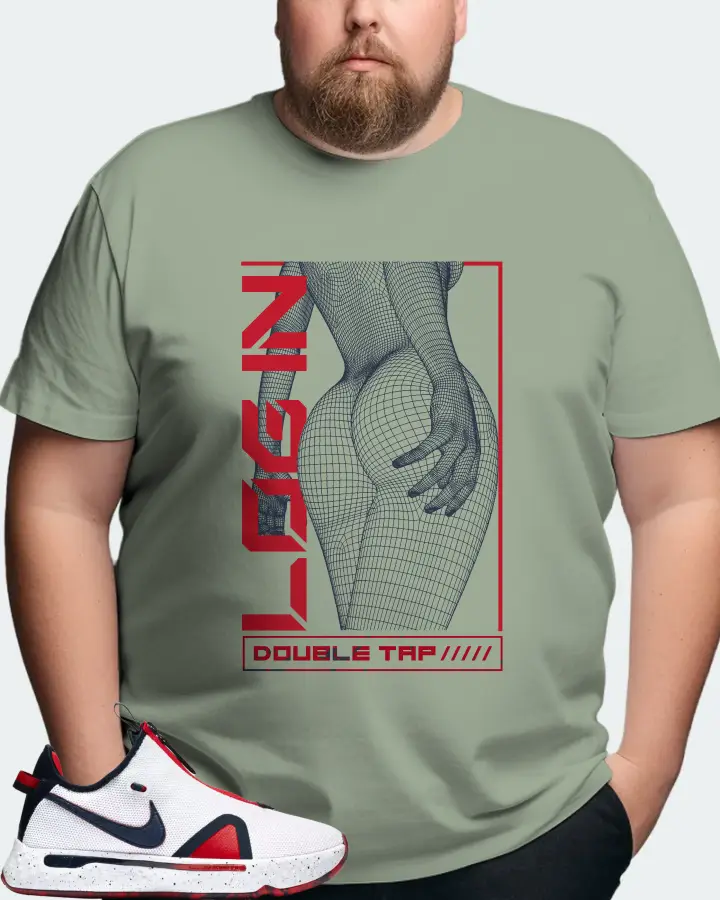 Nike PG 4 Sneaker Matching Sage T-Shirt (LOGIN) - View 8