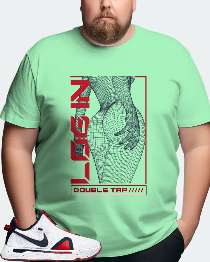 Nike PG 4 Sneaker Matching Fresh Mint T-Shirt (LOGIN) - View 8