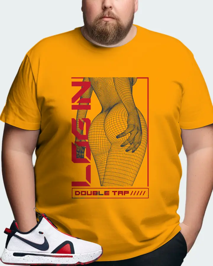 Nike PG 4 Sneaker Matching Gold T-Shirt (LOGIN) - View 8