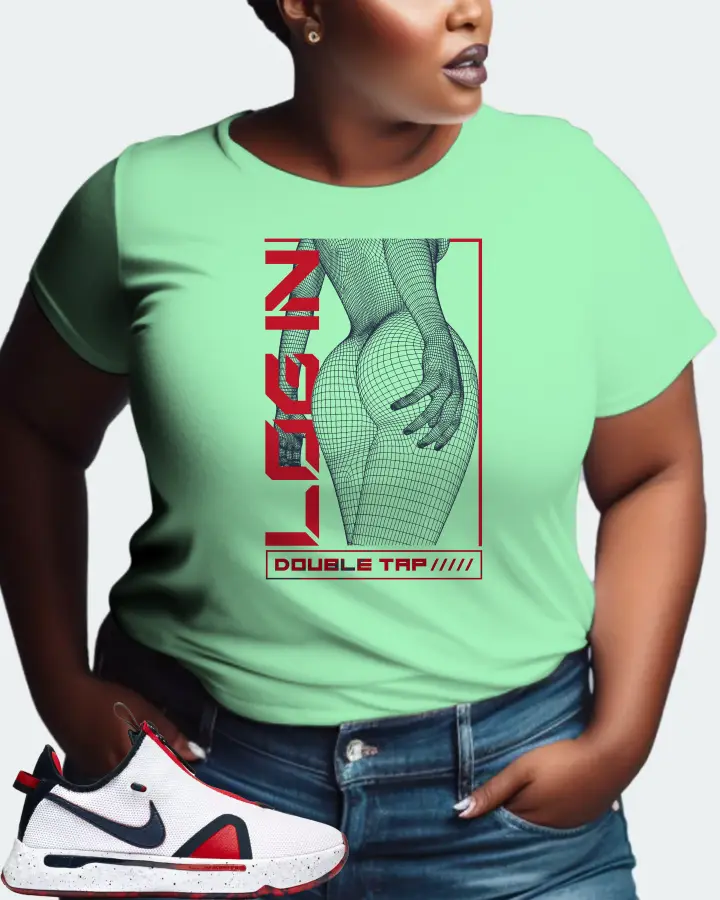 Nike PG 4 Sneaker Matching Fresh Mint T-Shirt (LOGIN) - View 9