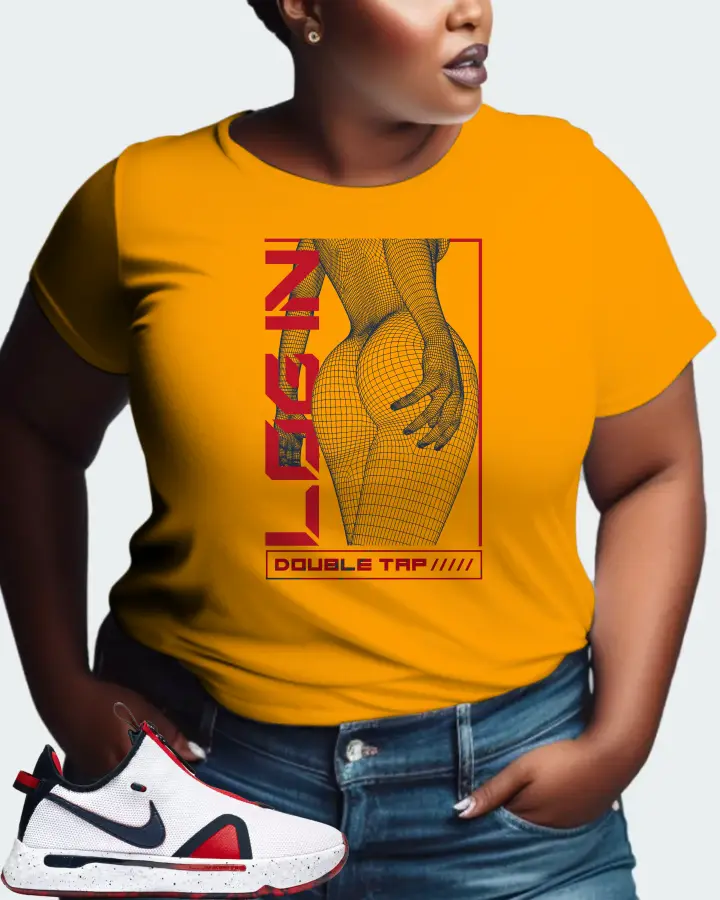 Nike PG 4 Sneaker Matching Gold T-Shirt (LOGIN) - View 9
