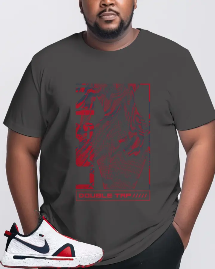 Nike PG 4 Sneaker Matching Dark Grey T-Shirt (LOGIN) - View 10