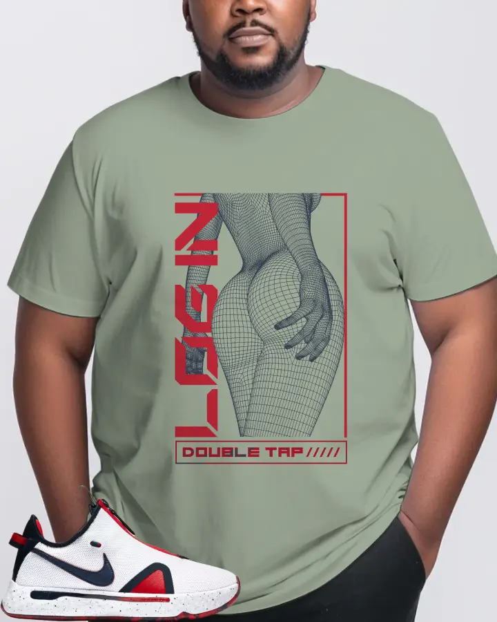 Nike PG 4 Sneaker Matching Sage T-Shirt (LOGIN) - View 10