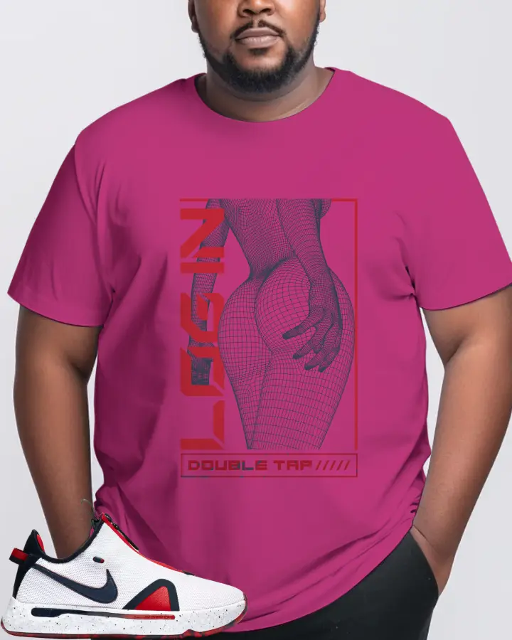Nike PG 4 Sneaker Matching Berry T-Shirt (LOGIN) - View 10