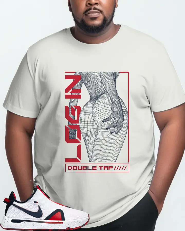 Nike PG 4 Sneaker Matching Ash T-Shirt (LOGIN) - View 10
