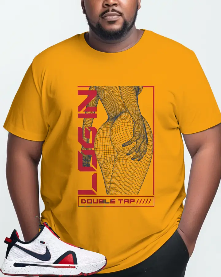 Nike PG 4 Sneaker Matching Gold T-Shirt (LOGIN) - View 10