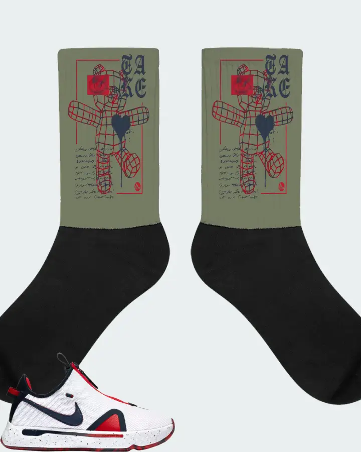 Socks in Olive