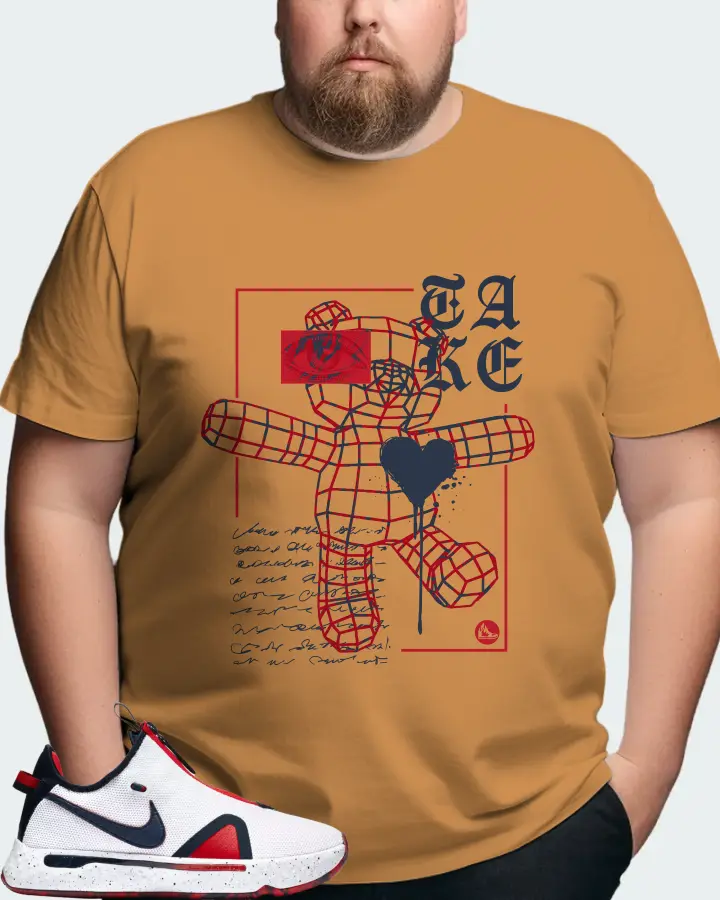 Nike PG 4 Sneaker Matching Toast T-Shirt (TAKE) - View 8