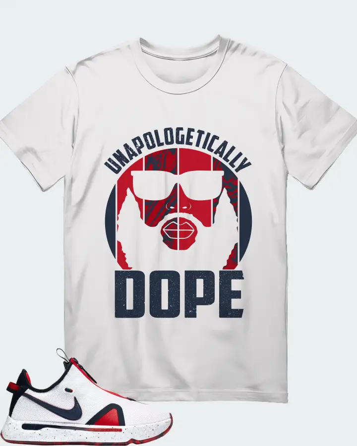 Nike PG 4 Sneaker Matching White Gildan T-Shirt - UNAPOLOGETICALLY DOPE Man