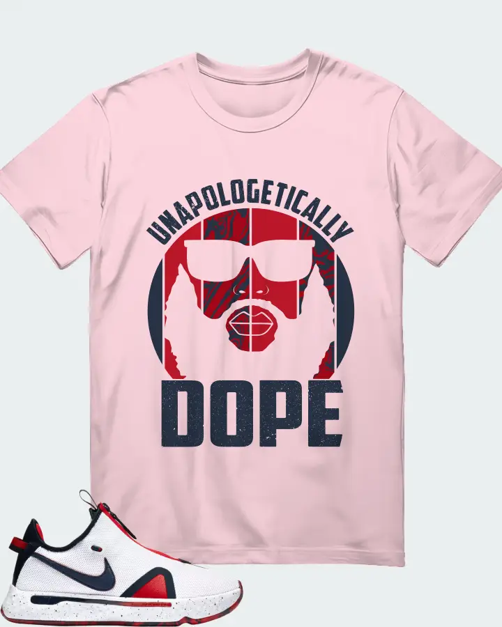Nike PG 4 Sneaker Matching Soft Pink T-Shirt - UNAPOLOGETICALLY DOPE Man