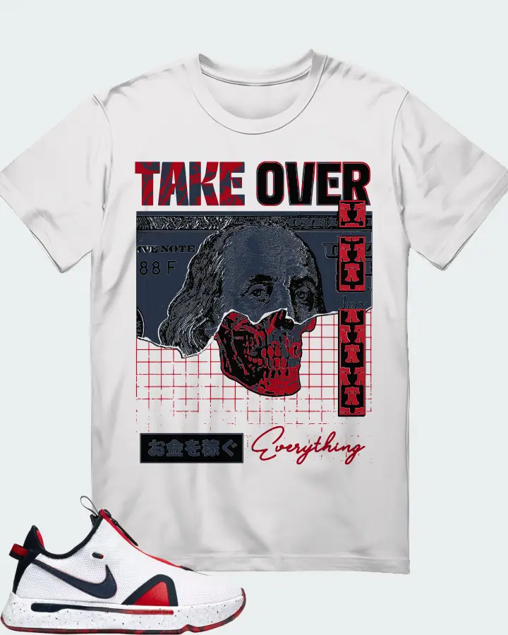 Nike PG 4 Sneaker Matching White Gildan T-Shirt - Take Over