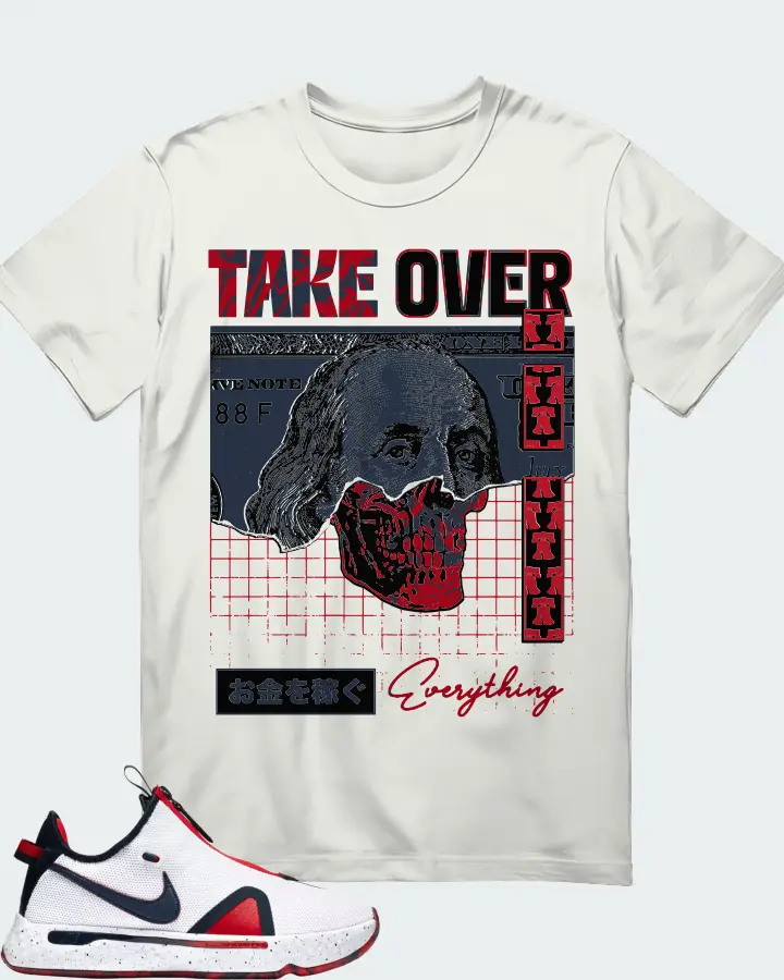 Nike PG 4 Sneaker Matching Ash T-Shirt - Take Over