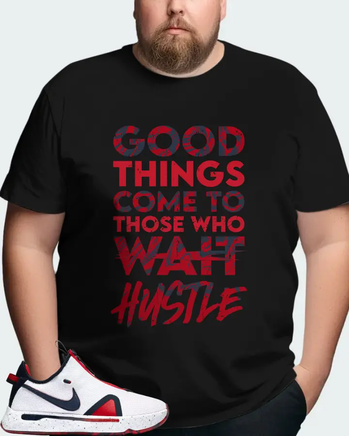 Nike PG 4 Sneaker Matching Black T-Shirt (Good Things Come) - View 8