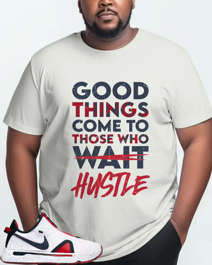 Nike PG 4 Sneaker Matching Ash T-Shirt (Good Things Come) - View 10