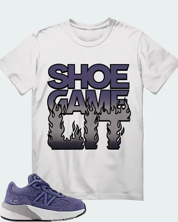 New Balance  990v6  Sneaker Matching White T-Shirt - Shoe Game Lit Refreshed