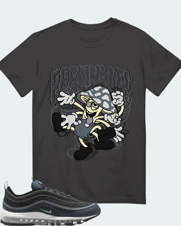 Nike Air Max 97 Navy University Blue Matching T-Shirt