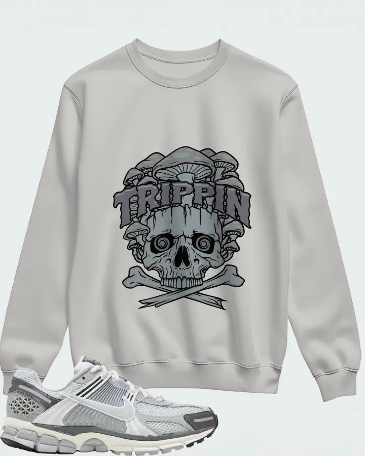 Nike Zoom Vomero 5 Wolf Grey Matching Sweatshirt