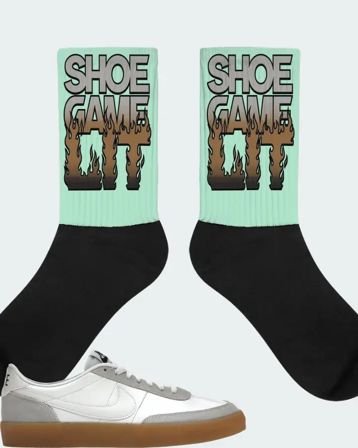 Nike Killshot 2 Sneaker Matching Mint Socks - Shoe Game Lit Refreshed