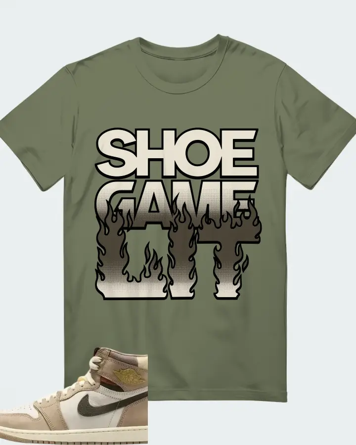Citron & Olive Sneaker Sneaker Matching Olive T-Shirt - Shoe Game Lit Refreshed