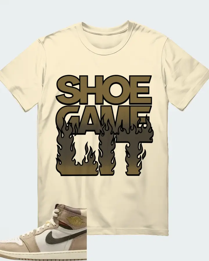 Citron & Olive Sneaker Sneaker Matching Natural T-Shirt - Shoe Game Lit Refreshed