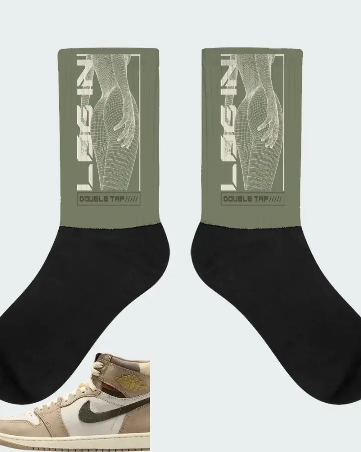Socks in Olive