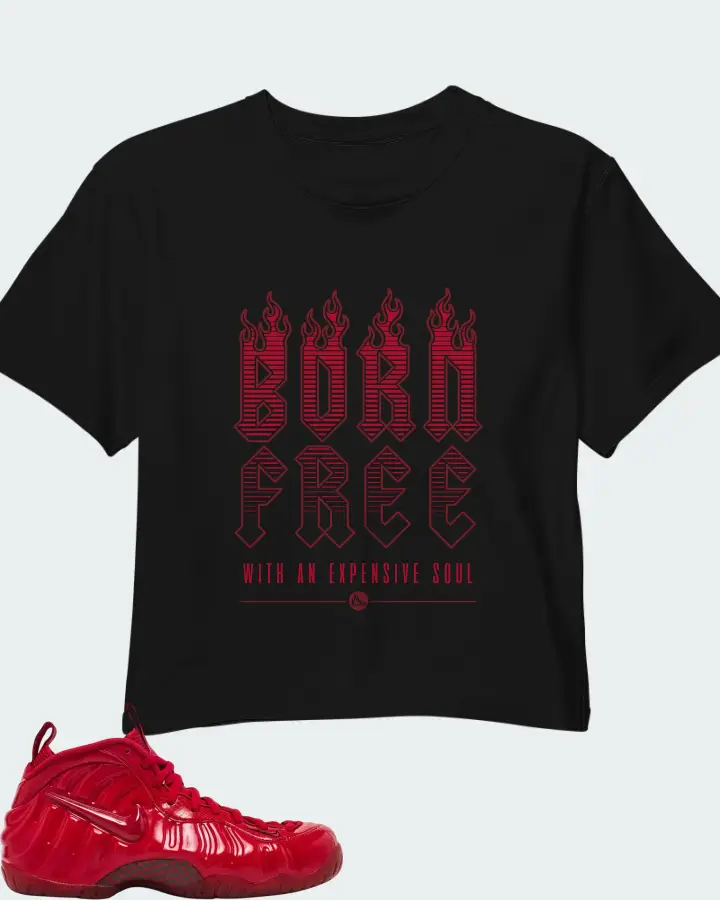 Nike Air Foamposite Pro Gym Red 2026 Matching Crop Top