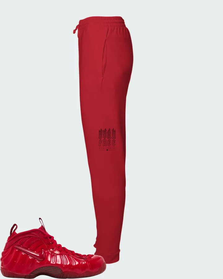 Nike Air Foamposite Pro Gym Red 2026 Matching Joggers