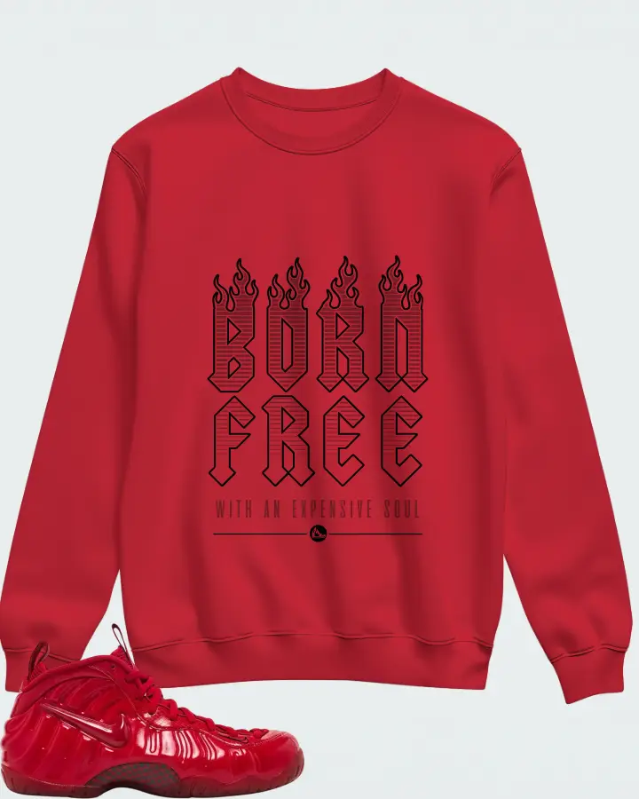 Nike Air Foamposite Pro Gym Red 2026 Matching Sweatshirt