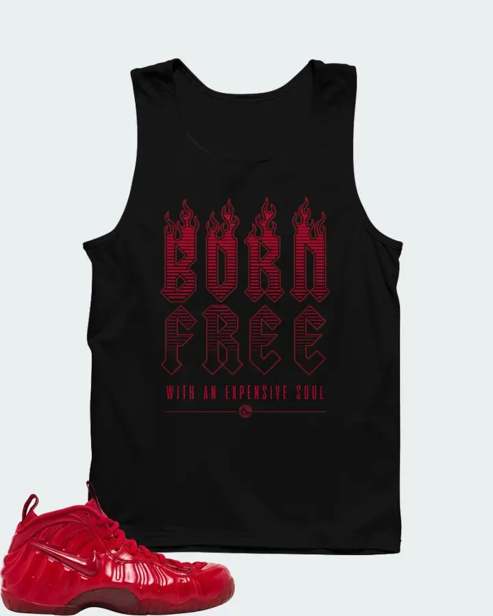 Nike Air Foamposite Pro Gym Red 2026 Matching Tank Top
