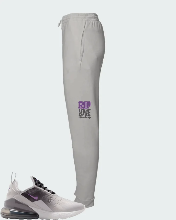 Nike Air Max 270 Photon Dust Bright Violet Matching Joggers