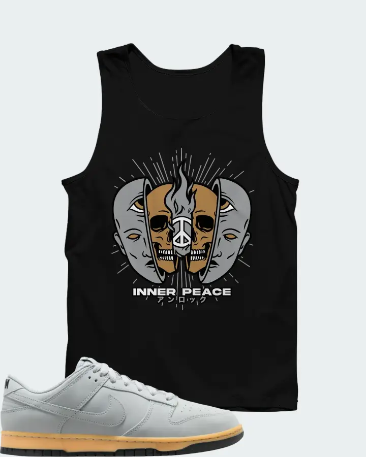 Nike Dunk Low SE Wolf Grey Gum Matching Tank Top