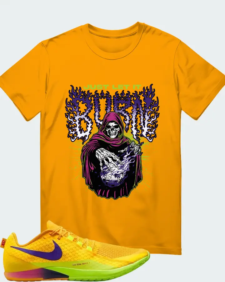 Nike Zoom Rival Waffle 7 Citron Pulse Matching T-Shirt