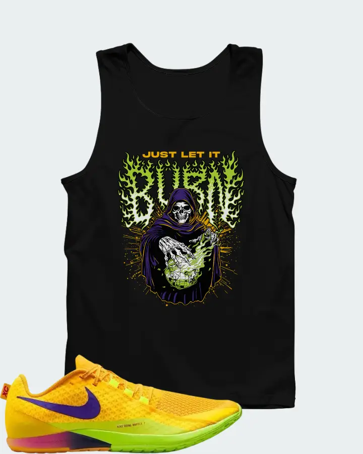 Nike Zoom Rival Waffle 7 Citron Pulse Matching Tank Top
