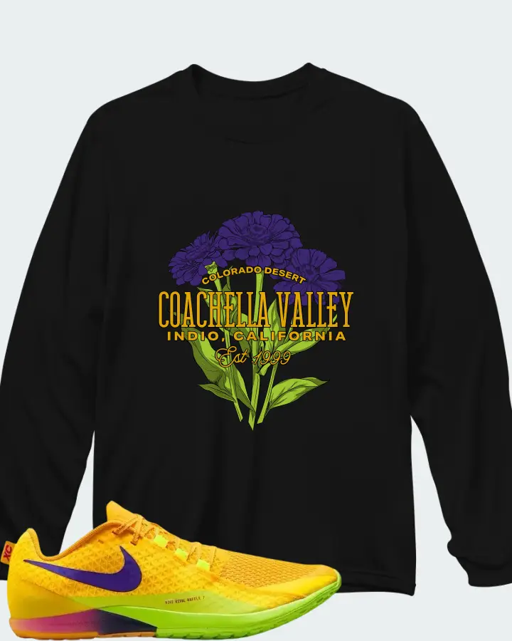 Nike Zoom Rival Waffle 7 Citron Pulse Matching Long Sleeve T-Shirt