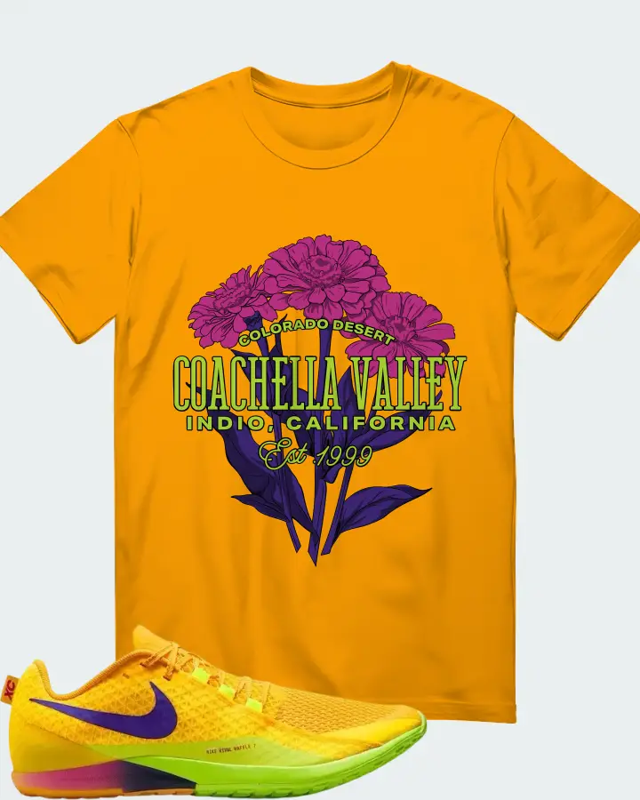 Nike Zoom Rival Waffle 7 Citron Pulse Matching T-Shirt