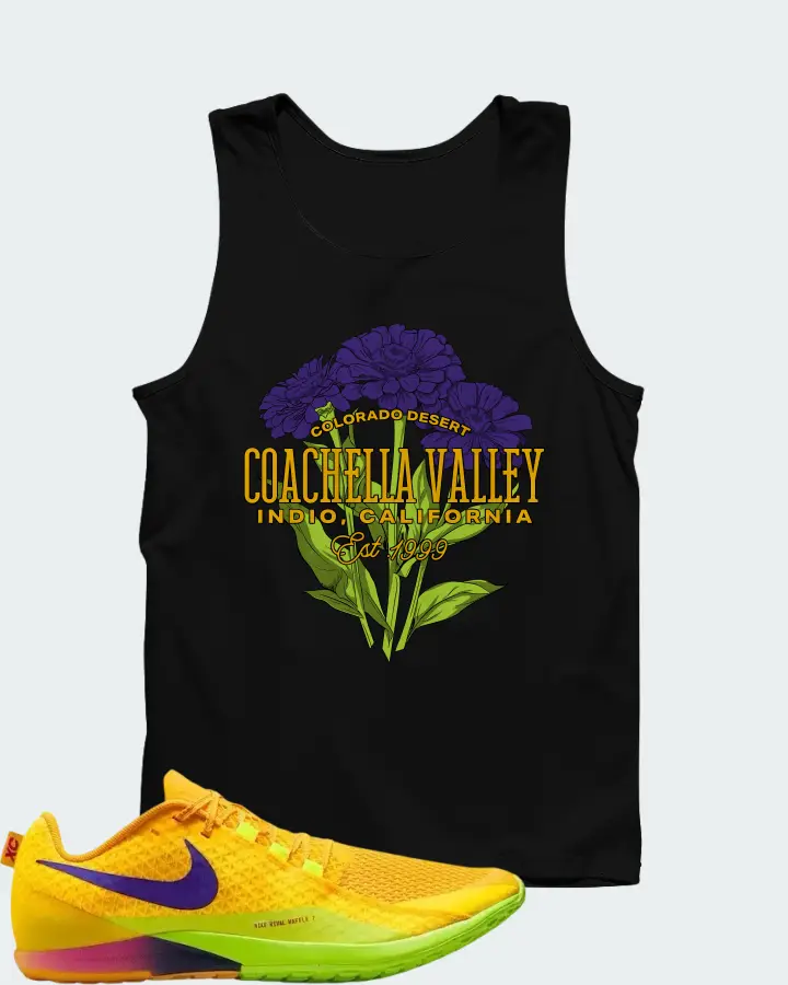 Nike Zoom Rival Waffle 7 Citron Pulse Matching Tank Top