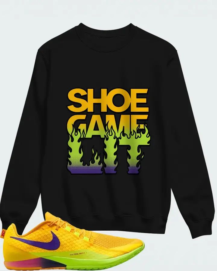 Nike Zoom Rival Waffle 7 Citron Pulse Matching Sweatshirt