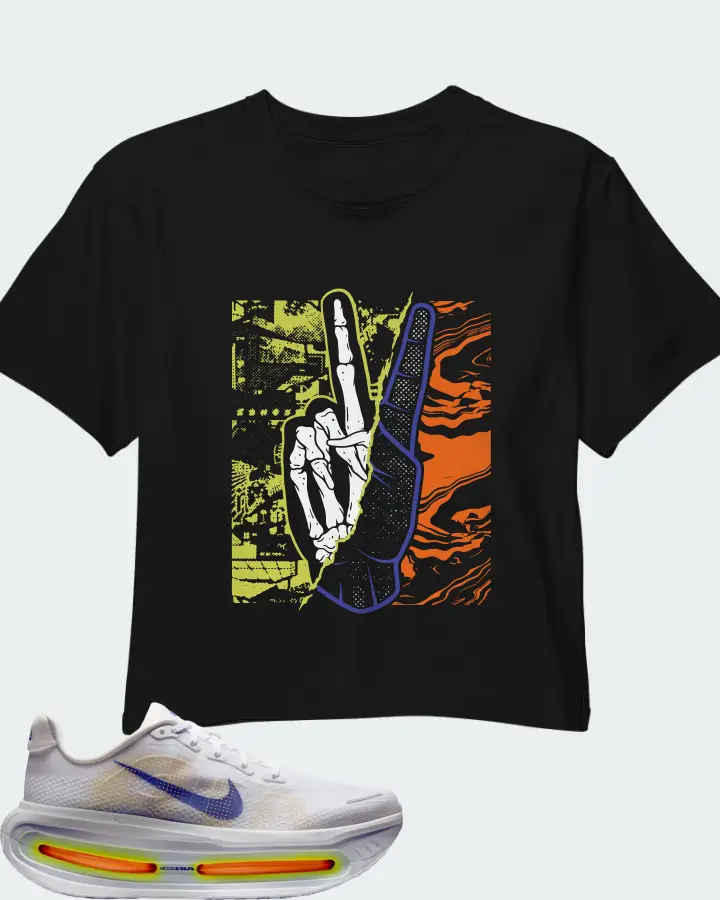 Nike Vomero Premium White Lapis Total Orange Matching Crop Top