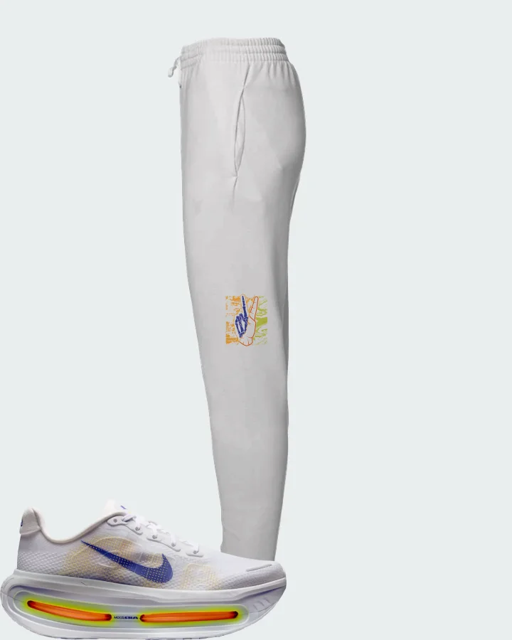 Nike Vomero Premium White Lapis Total Orange Matching Joggers