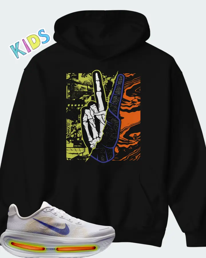 Nike Vomero Premium White Lapis Total Orange Matching Kid's Hoodie