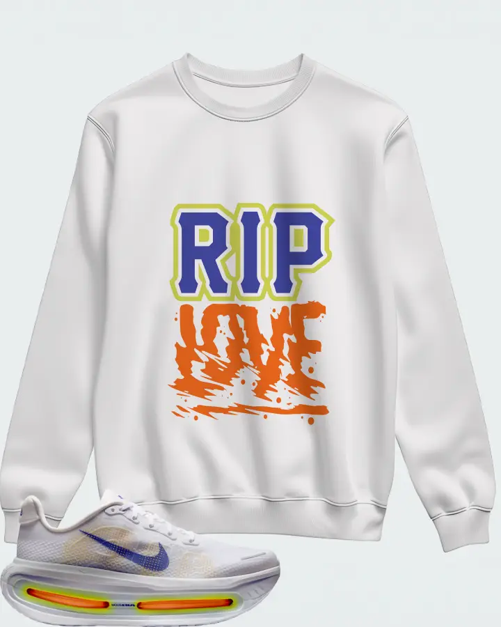 Nike Vomero Premium White Lapis Total Orange Matching Sweatshirt