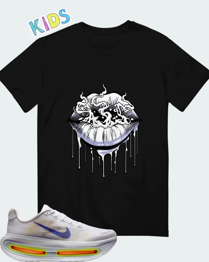 Nike Vomero Premium White Lapis Total Orange Matching Kid's T-Shirt