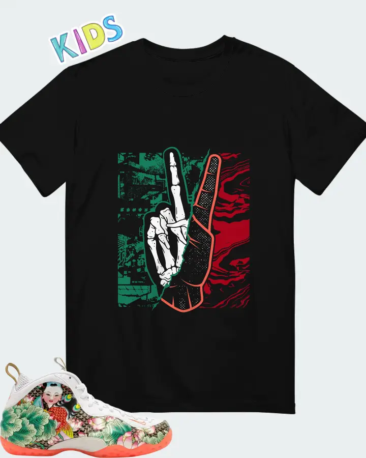 Nike Air Foamposite One Tianjin 2.0 Matching Kid's T-Shirt