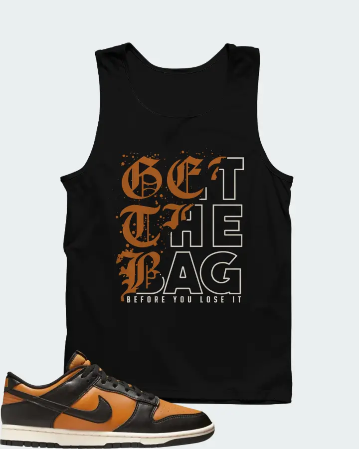 Nike Dunk Low Black Desert Ochre Matching Tank Top