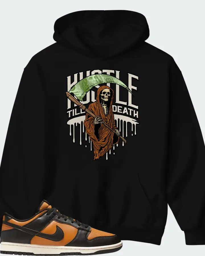 Nike Dunk Low Black Desert Ochre Matching Hoodie