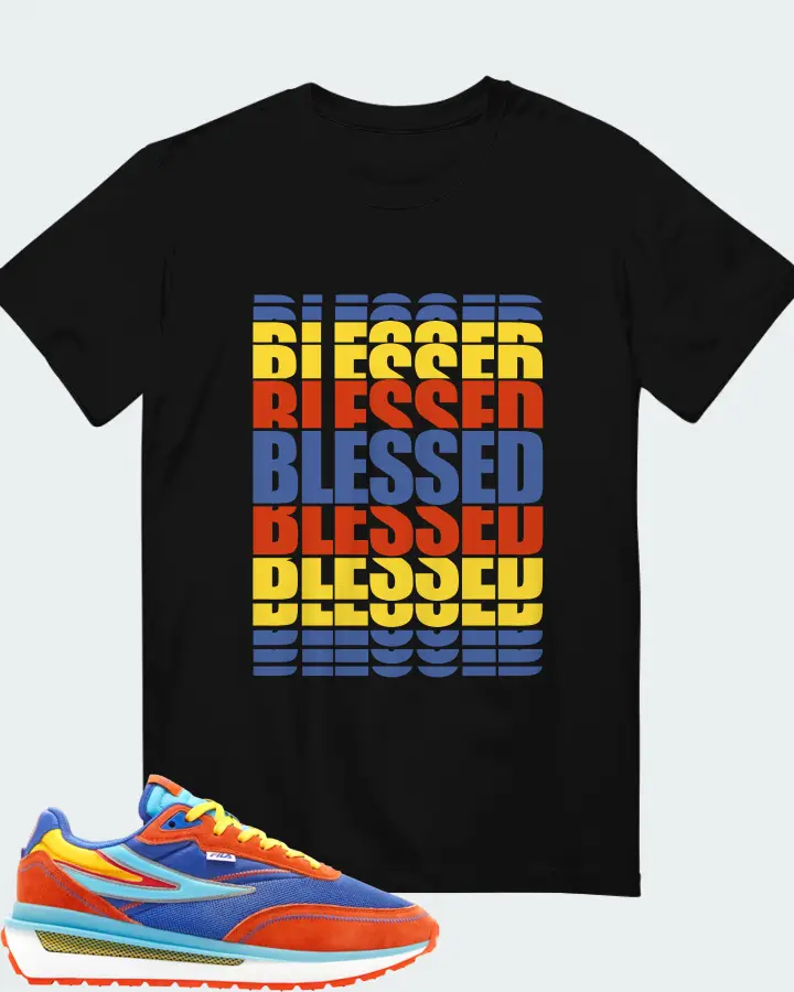 Fila Renno  Sneaker Matching Black T-Shirt - BLESSED Many Times