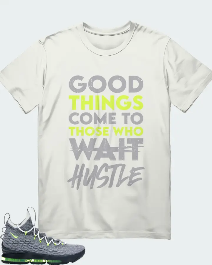 Nike LeBron 15 Sneaker Matching Ash T-Shirt - Good Things Come