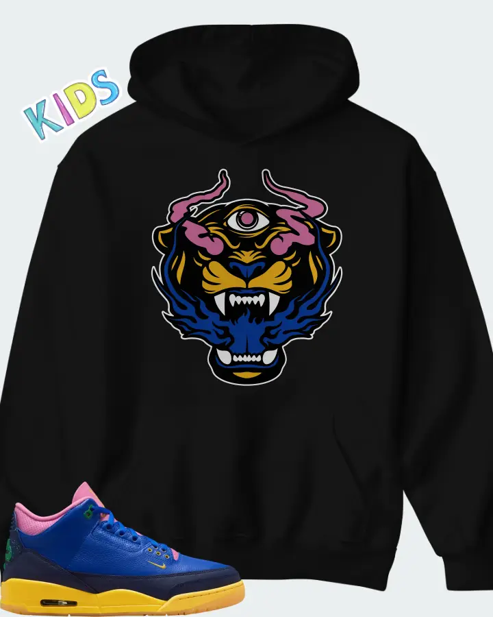 Air Jordan 3 Brazil Matching Kid's Hoodie