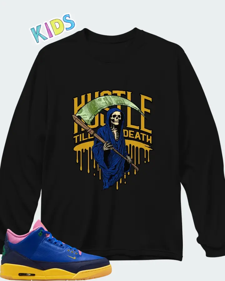 Air Jordan 3 Brazil Matching Kid's Long Sleeve T-Shirt