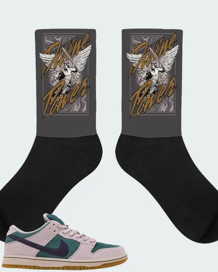 Nike Dunk Low SB Mineral Slate Matching Socks